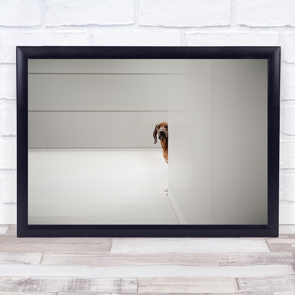 Minimalisms Urban Animals Dogs Minimalism Graphics Hamburg Wall Art Print