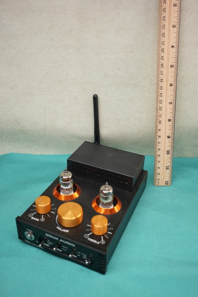 Douk Audio X1 JAN5725 Vacuum Tube Power Amplifier Bluetooth 5.0 Phono Preamp SUB