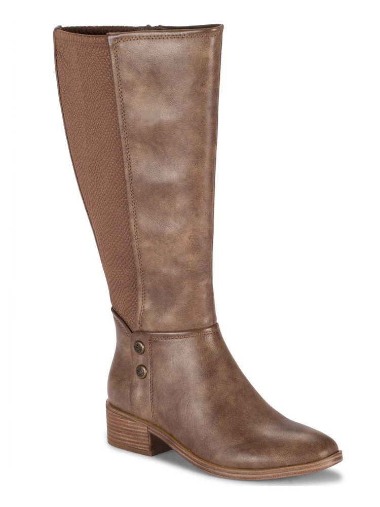 BARETRAPS Womens Brown Form Fitting Scaled Madelyn Riding Boot 5.5 M WC