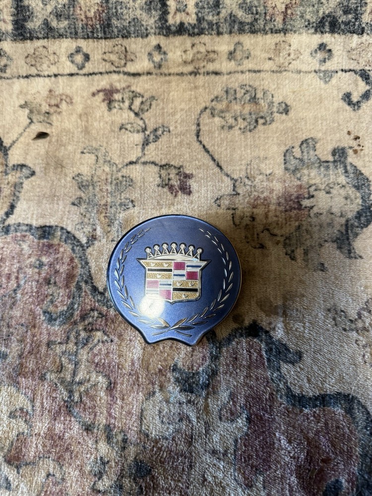 1994-1999 Cadillac DeVille Concours Blue Trunk Lock Cover Emblem