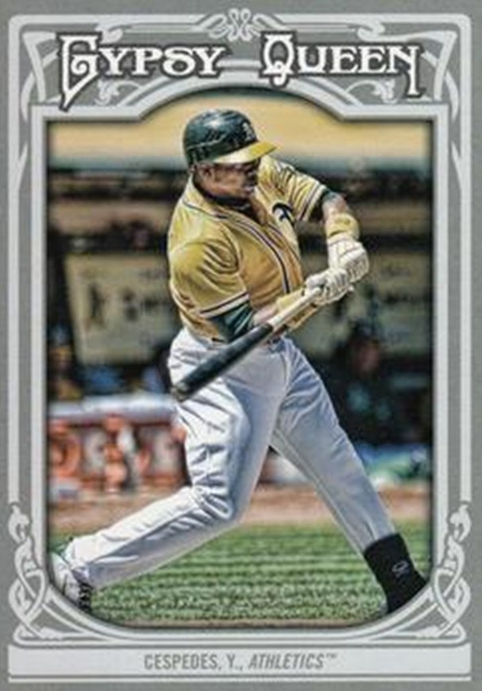 2013 Topps Gypsy Queen #172A Yoenis Cespedes Oakland Athletics