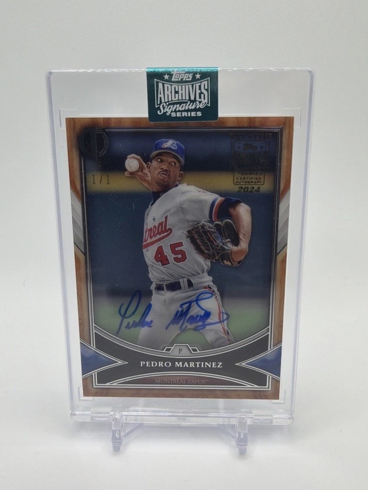 2024 Topps Archives Signature Series PEDRO MARTINEZ Tribute Autograph 1/1 #66