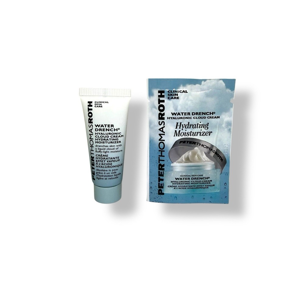 DUO Peter Thomas Roth Water Drench Hyaluronic Cloud Cream 2mL & 7.5mL