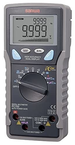 Sanwa Digital Multi Meter PC-700 Capacity Temperature Gray Tracking New