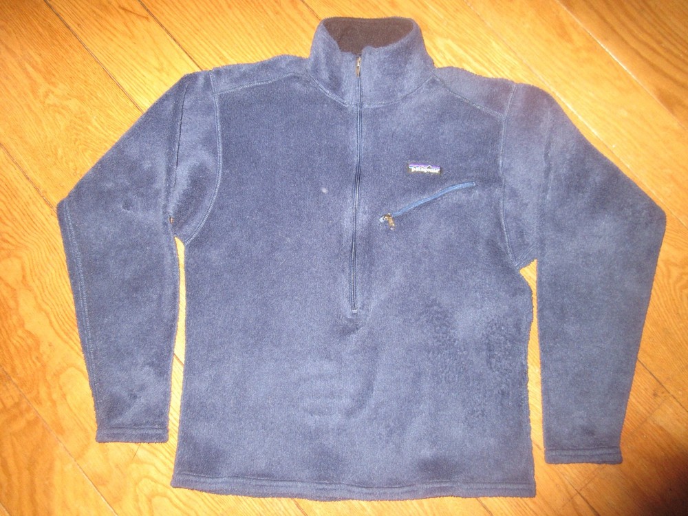 Patagonia Polartec Women's Fleece Jacket, Navy Blue, Small, Pre-Owned/Great!