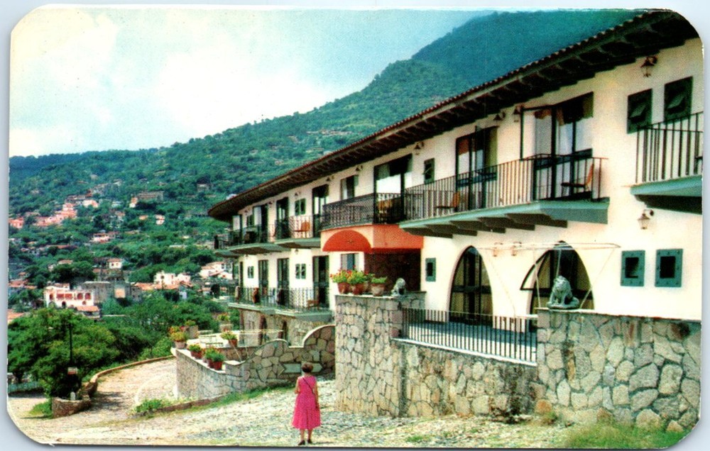 Postcard - Taxco View From the Borda Hotel - Taxco, Mexico