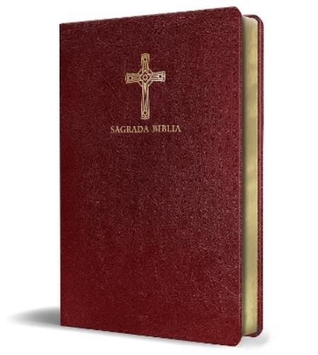 Biblia Católica en español. Símil piel vinotinto, tamaño compacto / C (Hardback)Another great item from Rarewaves USA | Free delivery!