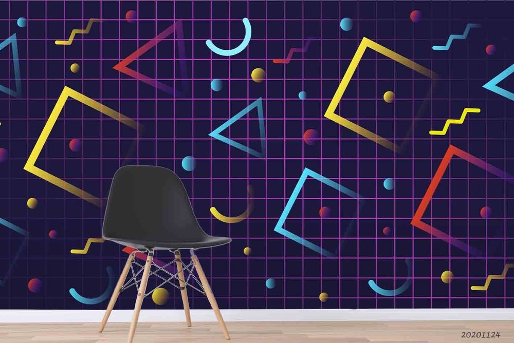 3D Geometric Shapes Wall Murals Wallpaper Murals Wall Sticker
