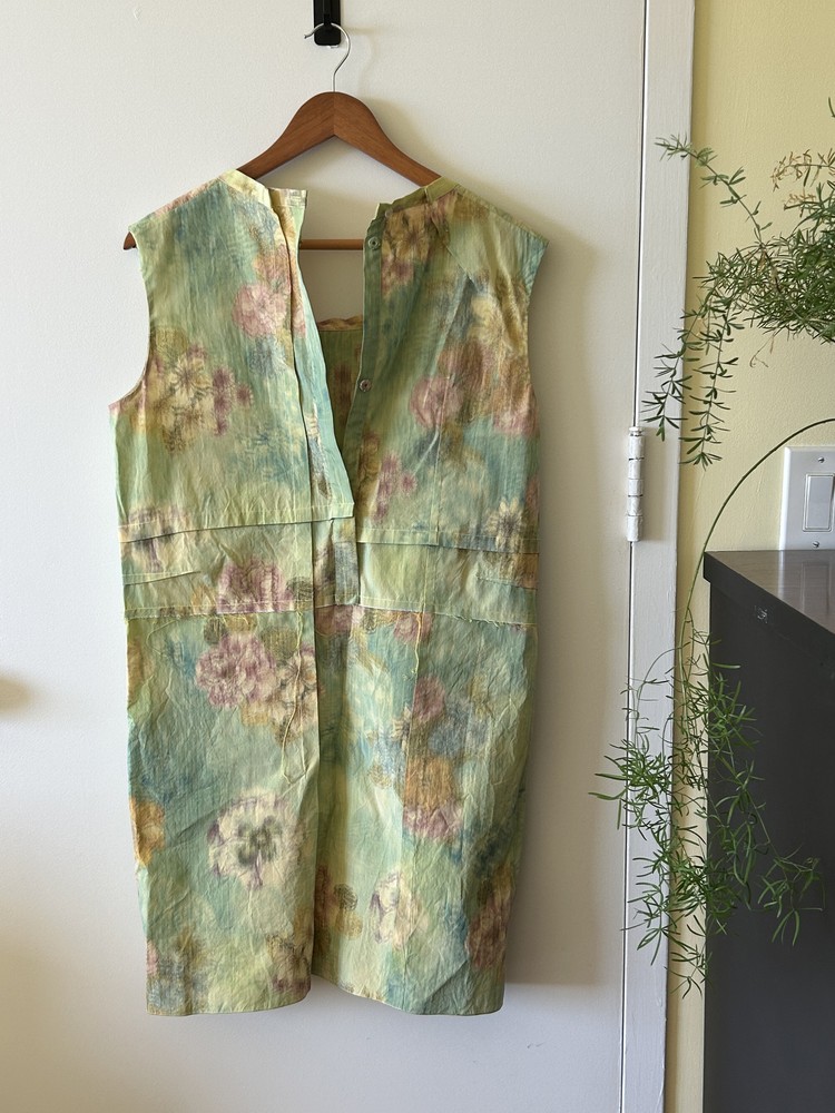 Marni Floral Pastel Shift Scoop Neck Mini Dress Size IT/42  US/M