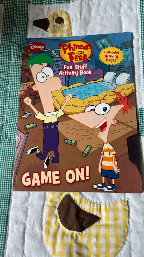 Phineas and Ferb Activity Book VTG Disney