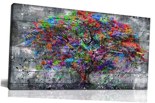 Tree of Life Wall-Art - Forest Wall Art - Abstract 40L