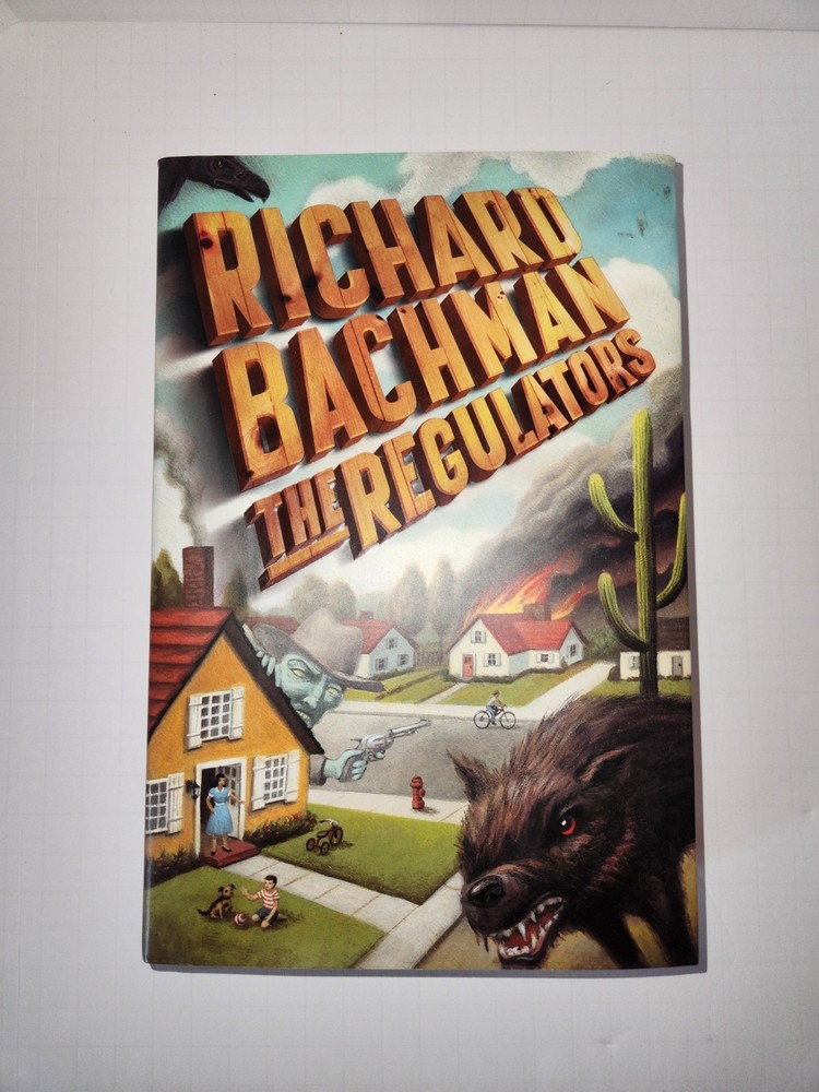 Regulators by Richard Bachman (1996, Hardcover) 1st Edition, DJ, Clean
