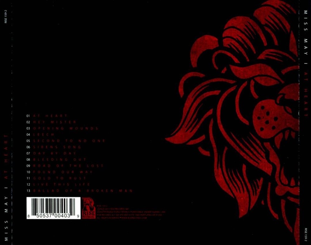 MISS MAY I AT HEART Brand New CD Album Alternative Metalcore Music