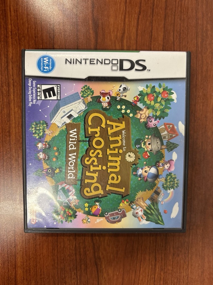 Animal Crossing: Wild World (Nintendo DS) Game CIB W/Manual USED