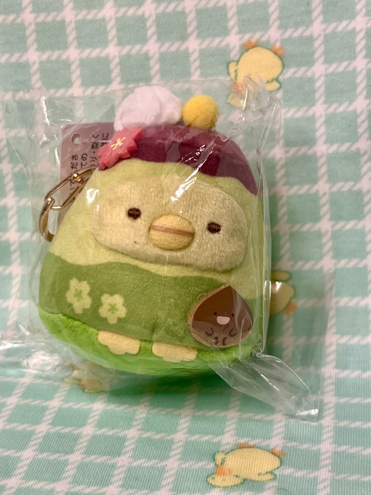 Sumikko Gurashi Japanese Sweets Journey Matcha Pudding Penguin? Plush Keychain