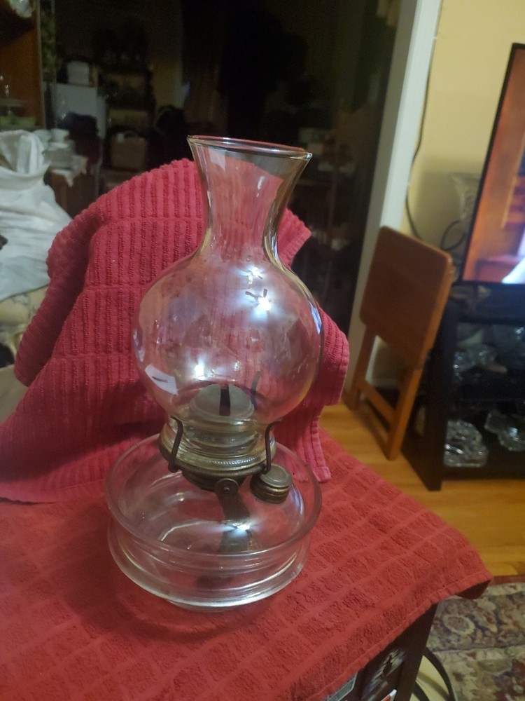 1870 Lomax Oil Guard Lamp Somerville, Ma