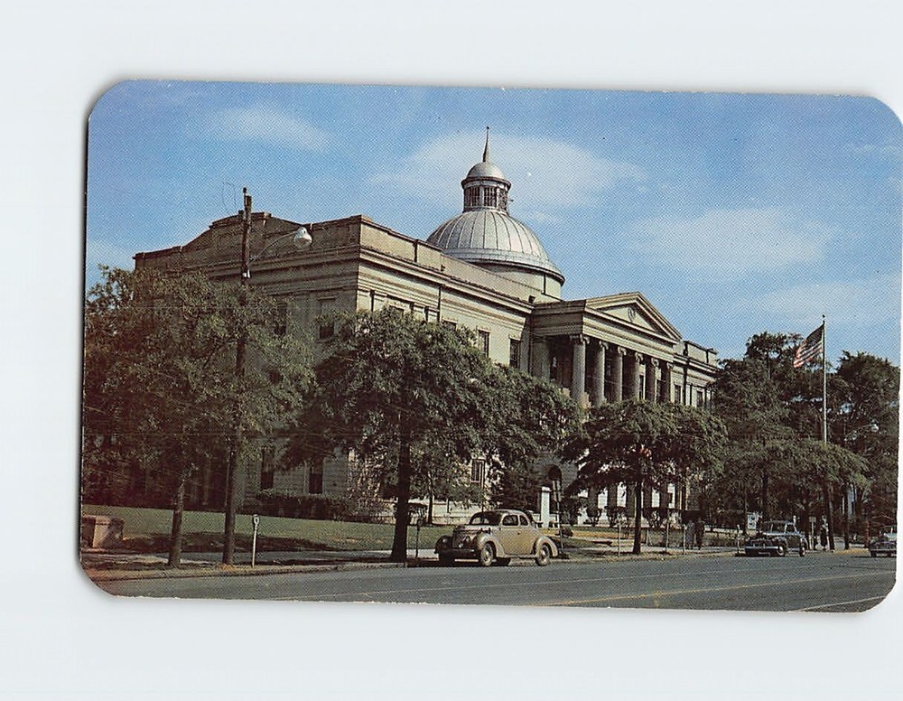 Postcard Old State Capitol Building Jackson Mississippi USA