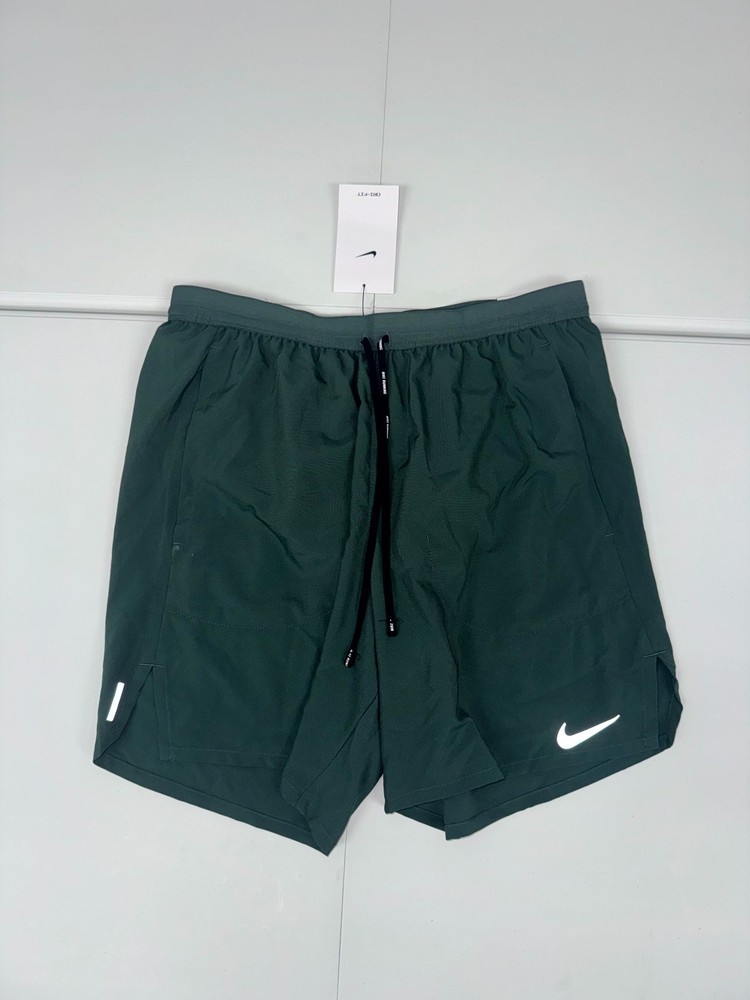 Nike Dri Fit Flex Stride Running Shorts Mens Medium Green Brief Lined CJ5459-338