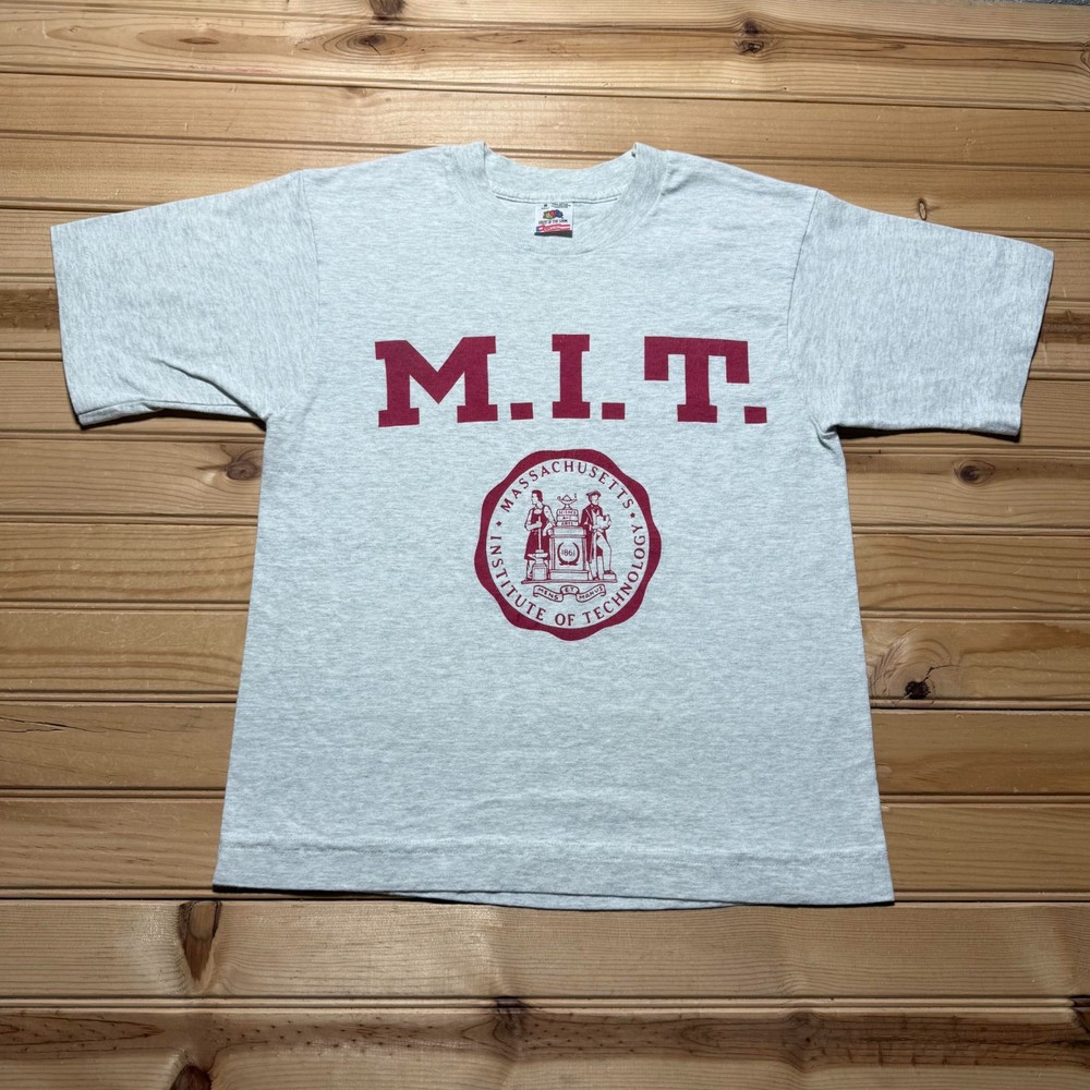 Vintage 90s MIT Massachusetts Institute of Technology Seal T-Shirt USA - Small