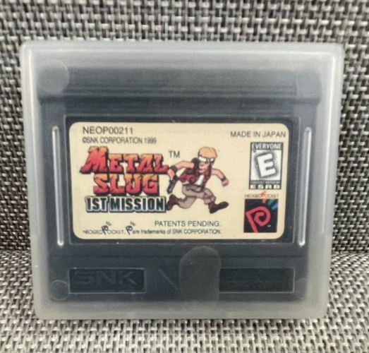 Metal Slug: 1st Mission (Neo Geo Pocket Color) Tested - Authentic Working
