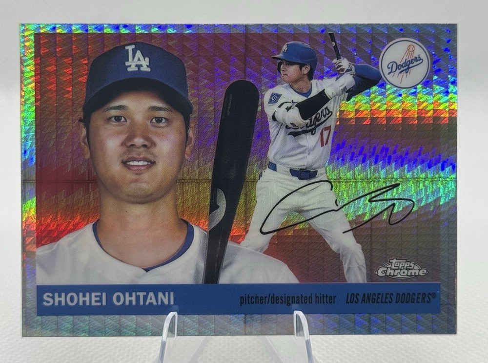 2025 Topps Chrome Platinum Shohei Ohtani 17 Prism Refractor Los Angeles Dodgers