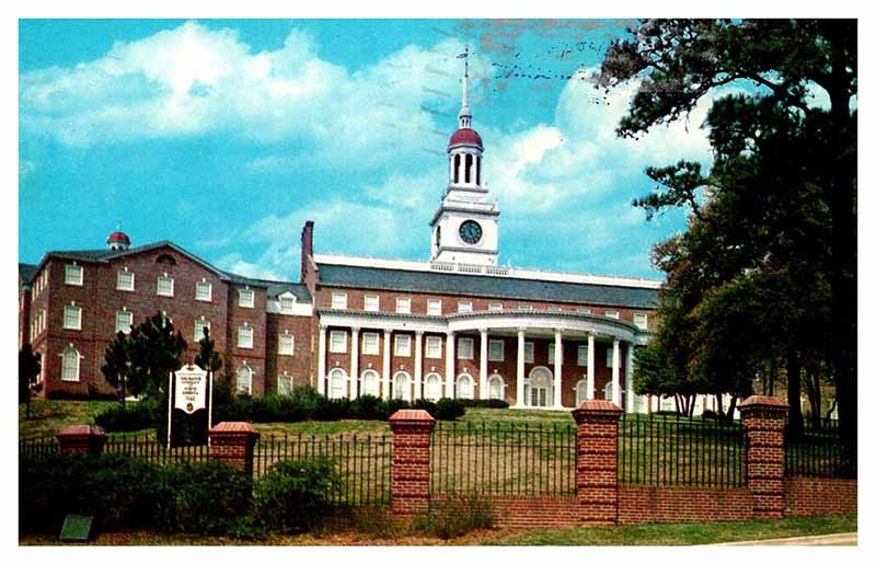 Postcard BUILDING SCENE Macon Georgia GA m/09 AT2180