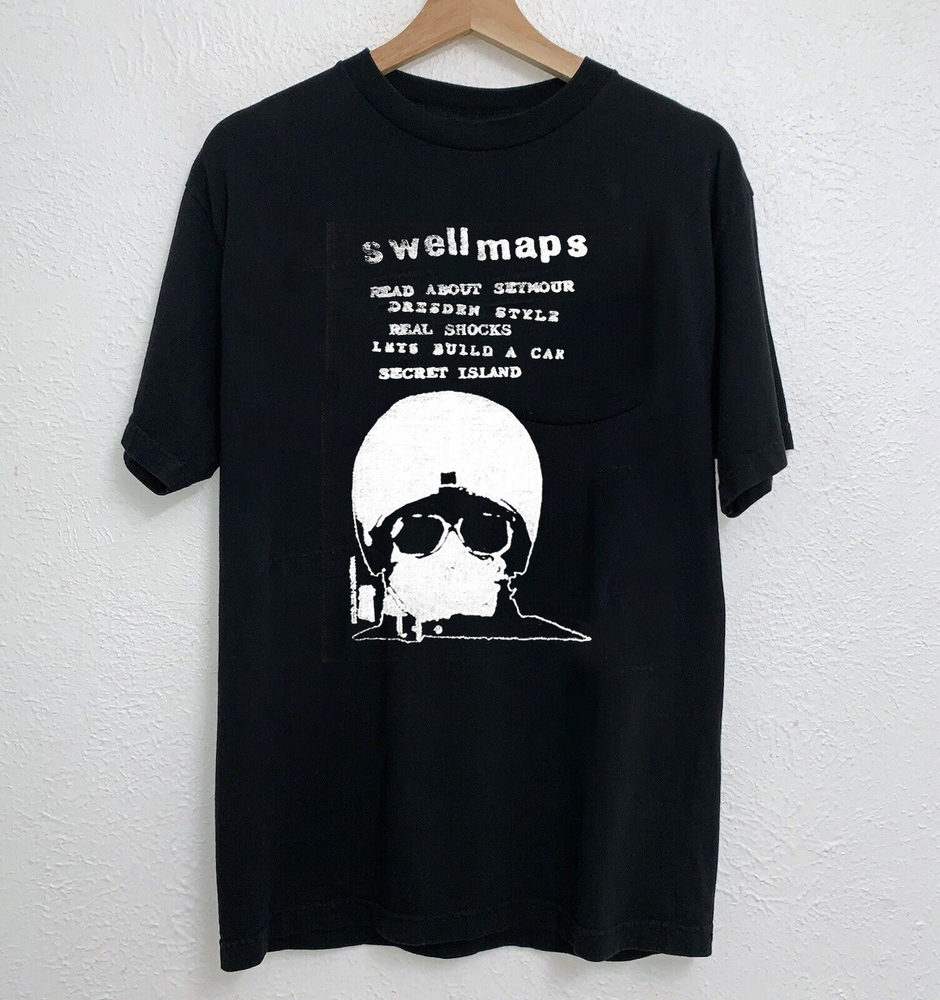 Retro Swell Maps – Swell Maps 2005 Band Classic Black All Size Tee Shirt