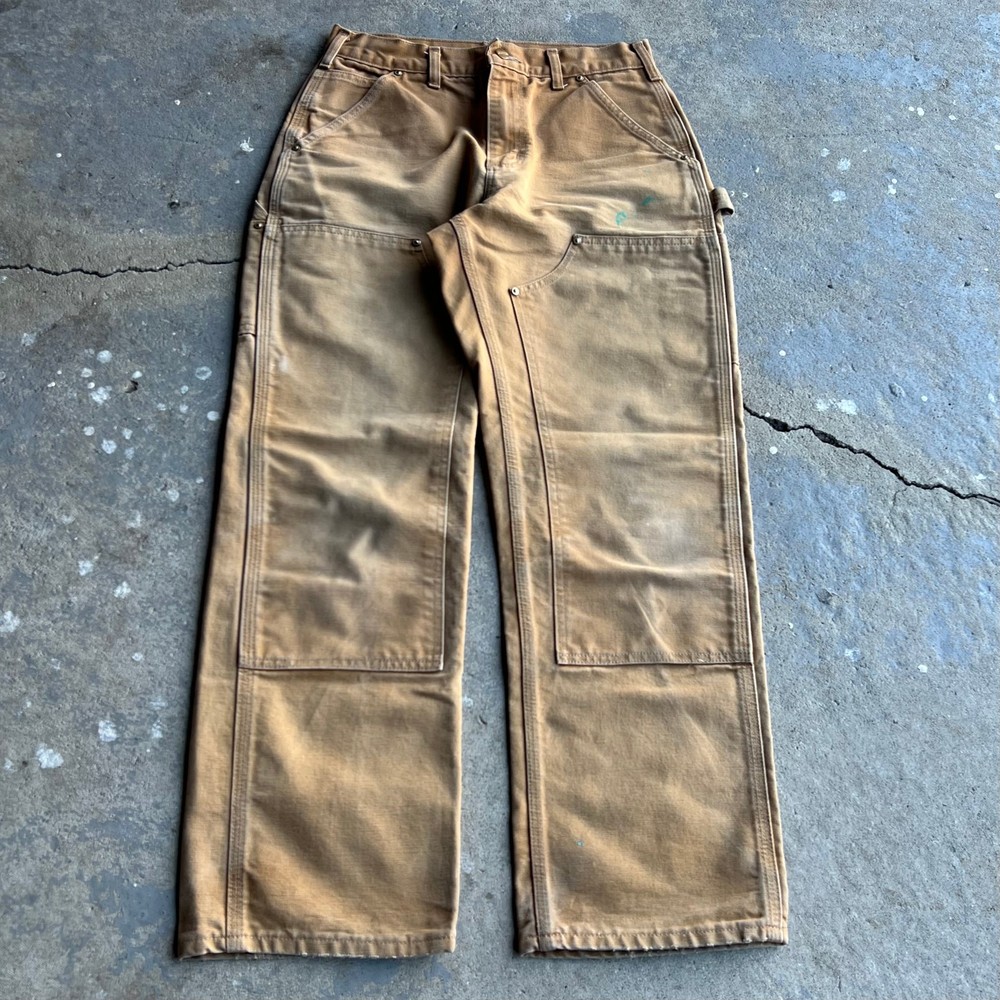Vintage Carhartt Brown Double Knee Carpenter Work Pants
