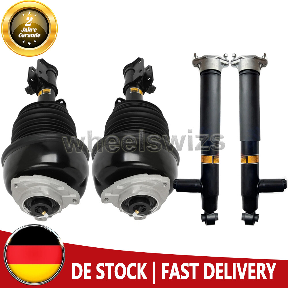 4x Front Rear Air Strut Shock Absorber For Mercedes E-Class W212 C218 4MATIC