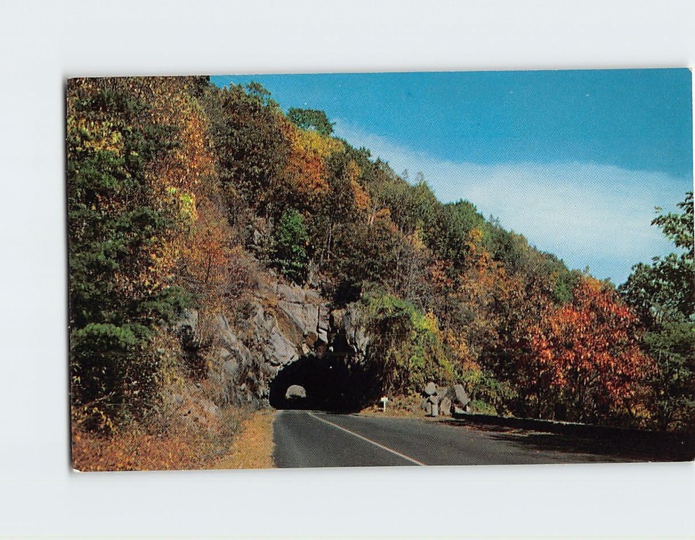 Postcard Famous Tunnel on Skyline Drive Shenandoah National Park Virginia USA