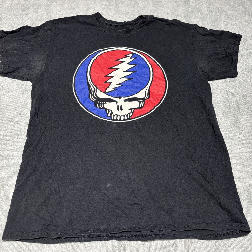 Vintage Grateful Dead Steal Your Face Skull Band Tour T-Shirt Men’s XL Modern