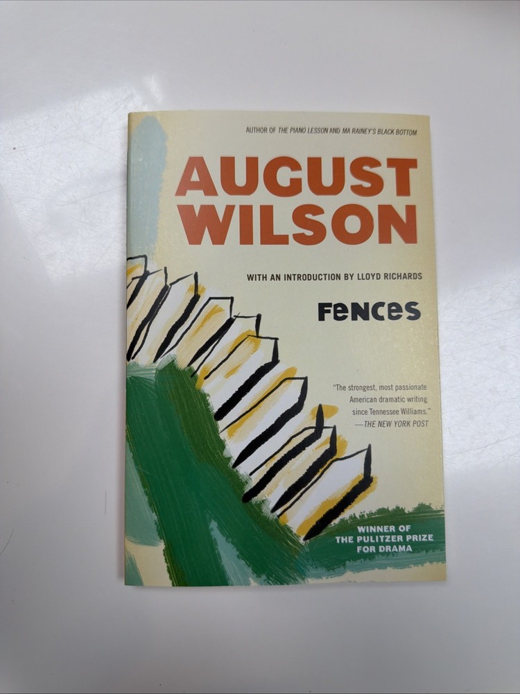 Fences by August Wilson (1986, Trade Paperback)