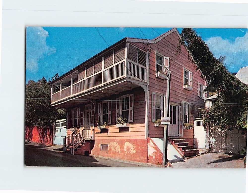 Postcard Balcony House Nassau The Bahamas