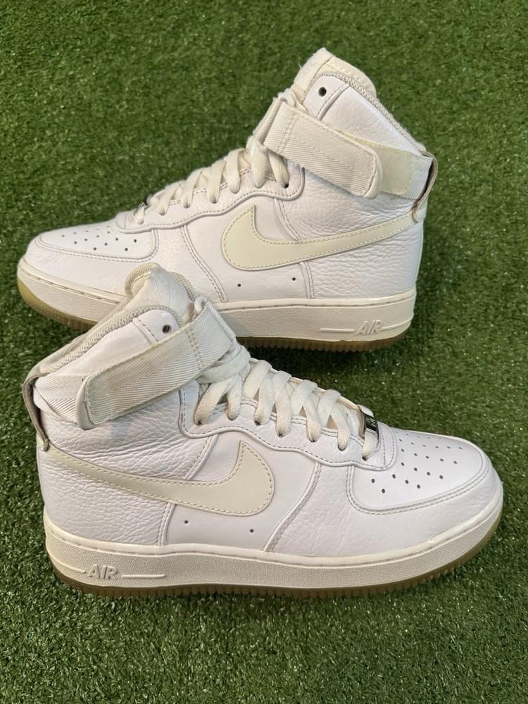 Nike Air Force 1 High Top White Gum Sole Men’s Size 8 Sneakers