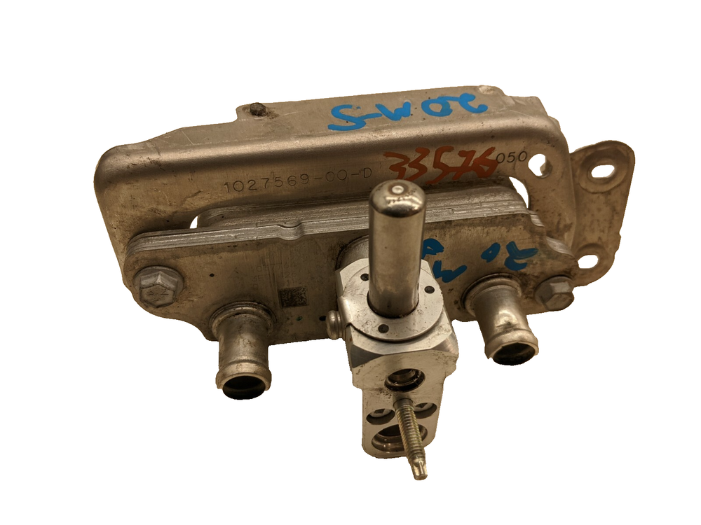 ⭕ 16-20 Model S X A/C Battery Cooler Heat Exchanger Chiller and EXV 1039040-00-G