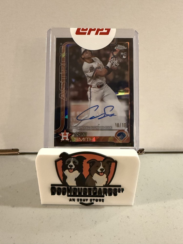 2025 Topps Chrome Sapphire Auto Cam Smith #RA-CAM Black /10