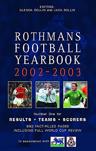Rothman's Football Year Book 2002-2003 by Rollin, Glenda Paperback Book The FastFREE US DELIVERY | ISBN: 0755311000 | Quality Books