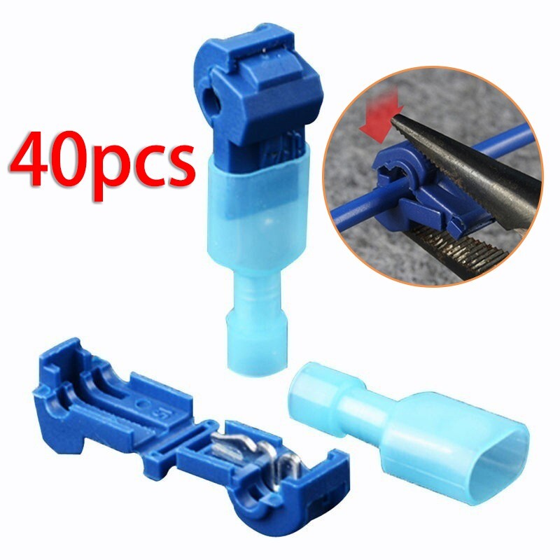 Connectors Clamp Clip Kit Electrical Cable Wire Quick Connect Terminals Crimp