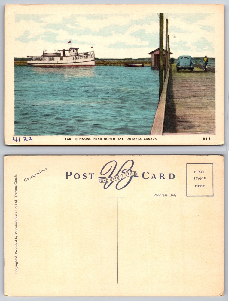 Lake Nipissing Near North Bay Ontario Canada Postcard