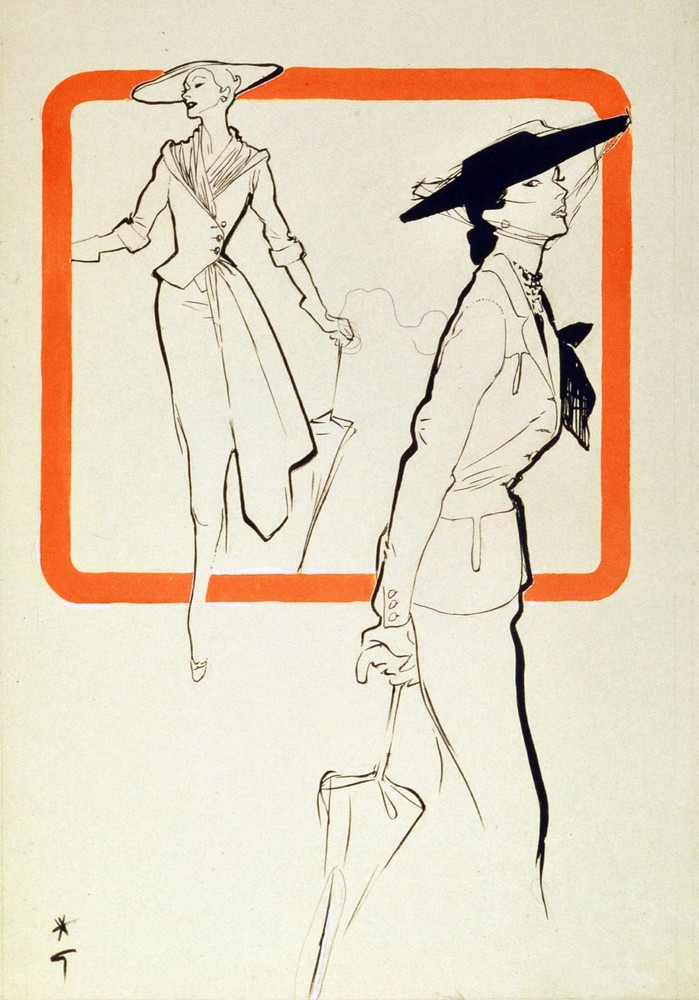 Poster print.Interior design Art.Deco Retro fashion girls.6295
