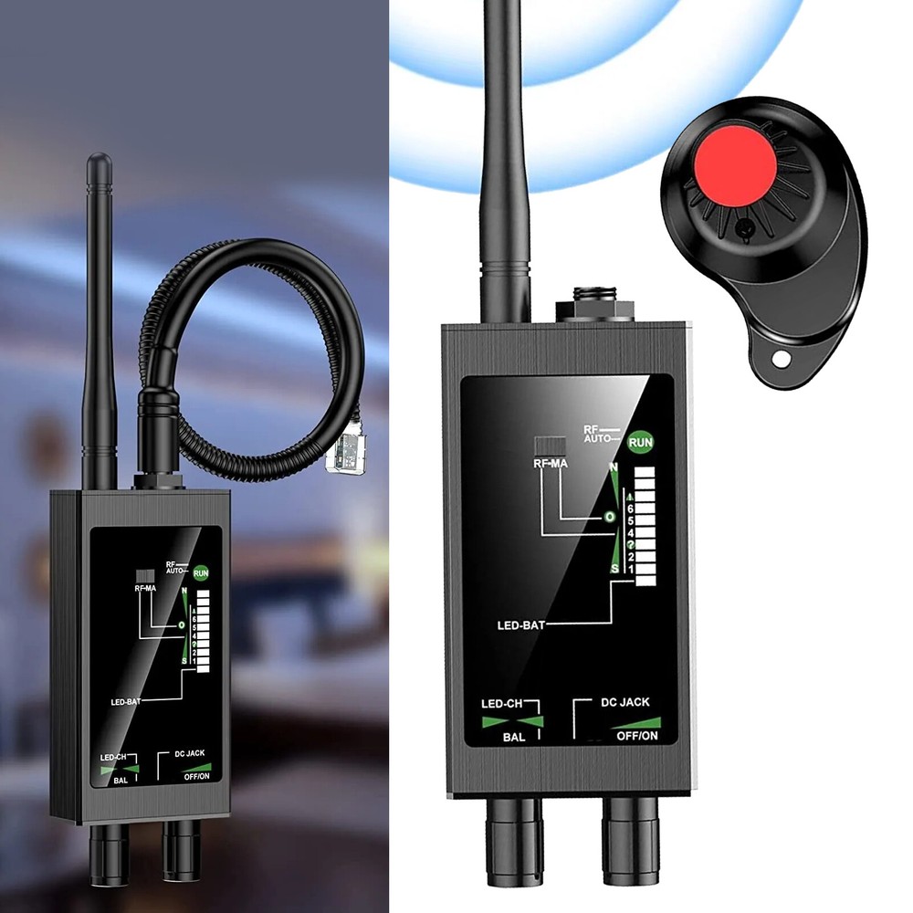 Hidden Camera Audio Tracker Scanner Anti-Spy RF Signal Detector Bug Detectors