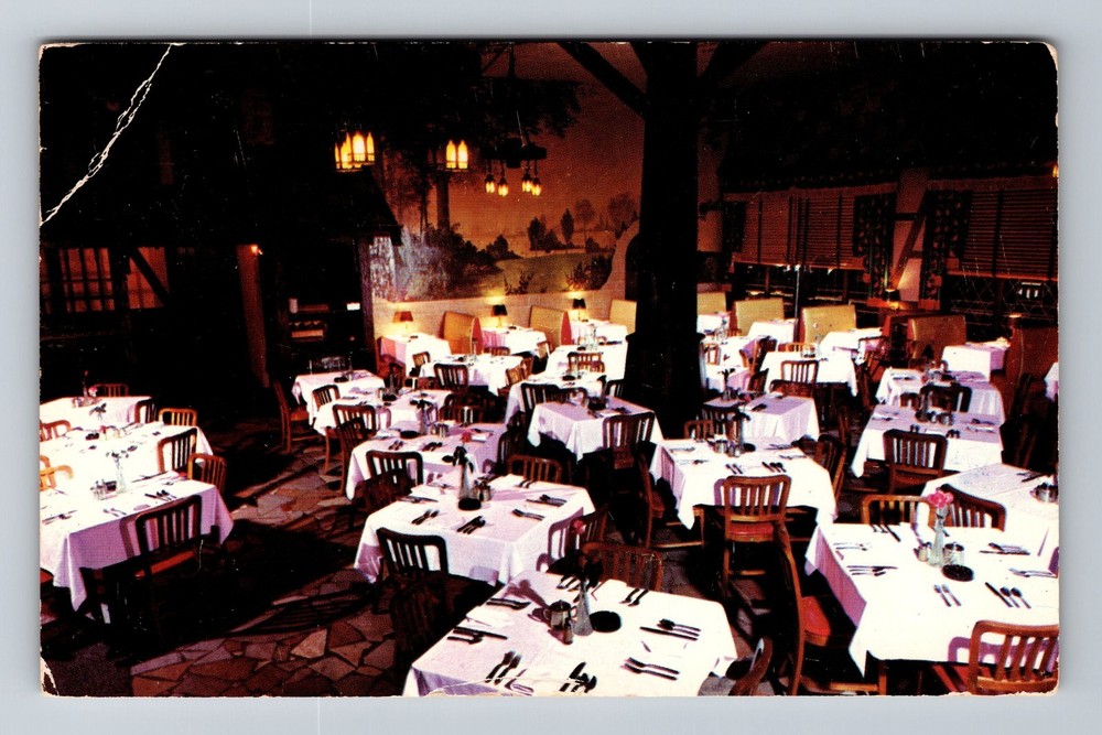 Fort Wayne IN-Indiana English Terrace Restaurant Terrace Room Vintage Postcard
