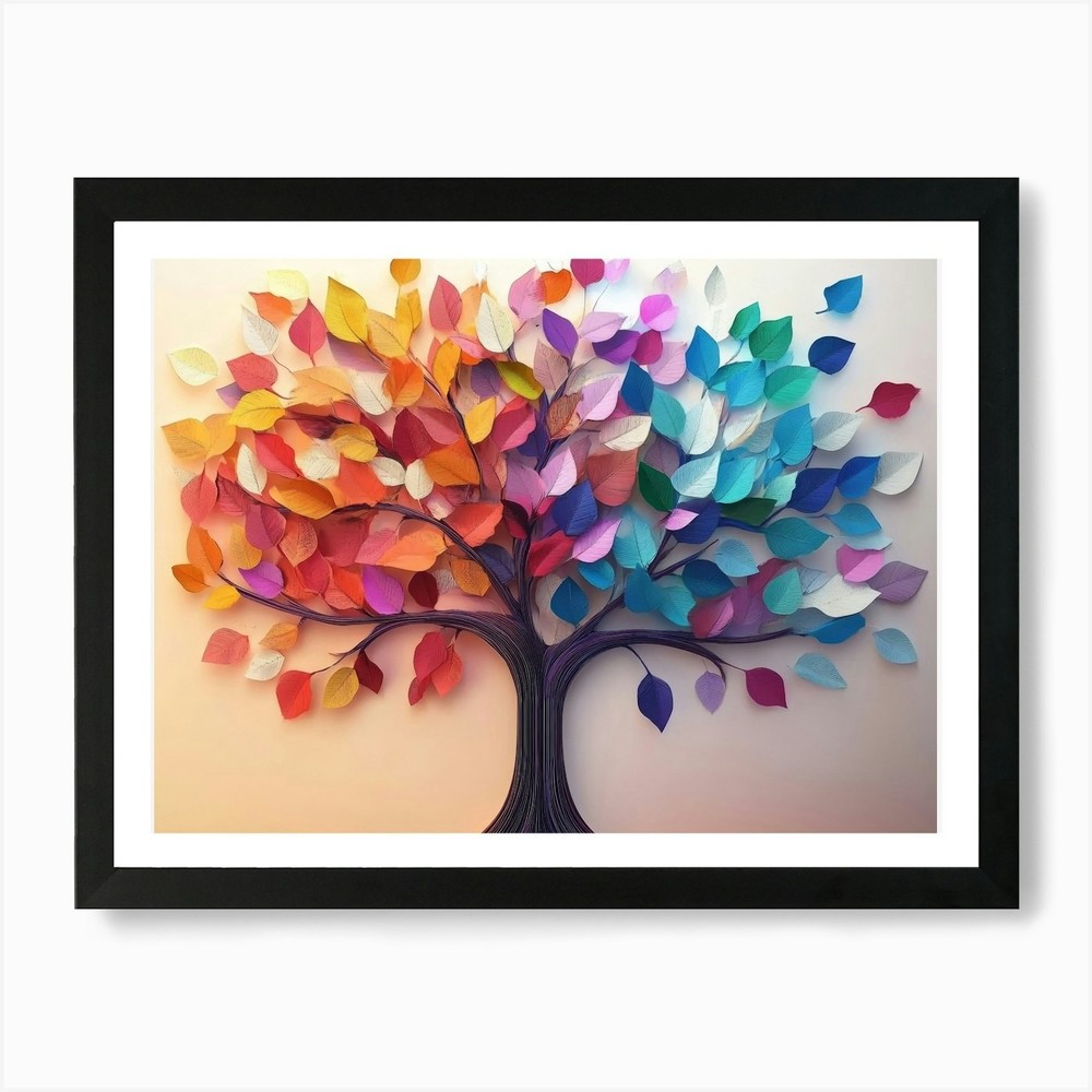 Tree Of Life 20 Art Print Framed Wall Art Poster Canvas Print Picture