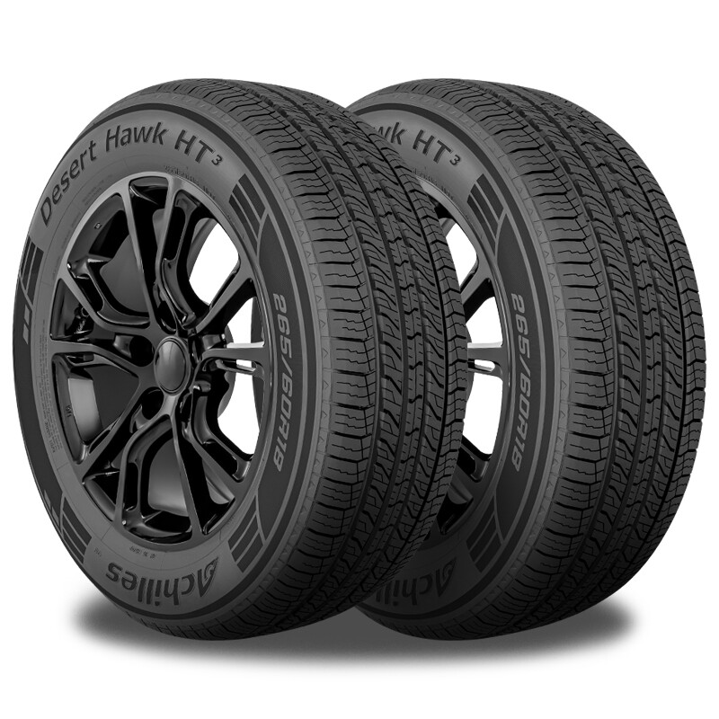 2 Achilles Desert Hawk HT3 235/60R17 102V All Season Highway Tires 60K Warranty-image