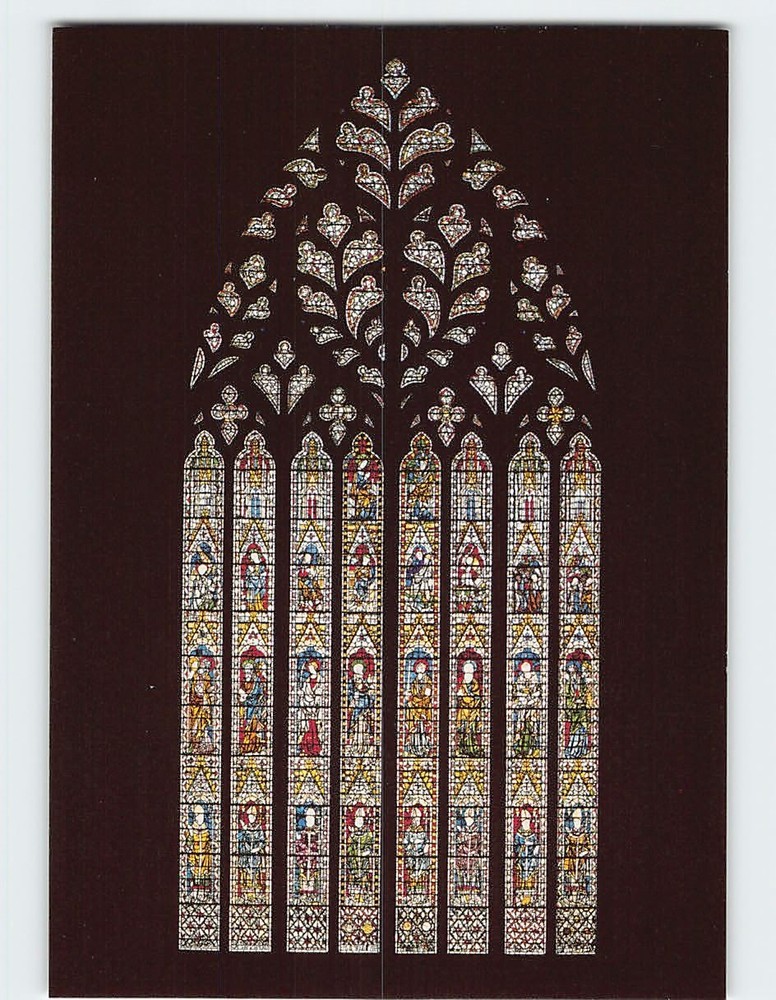 Postcard Great West Window York Minster England