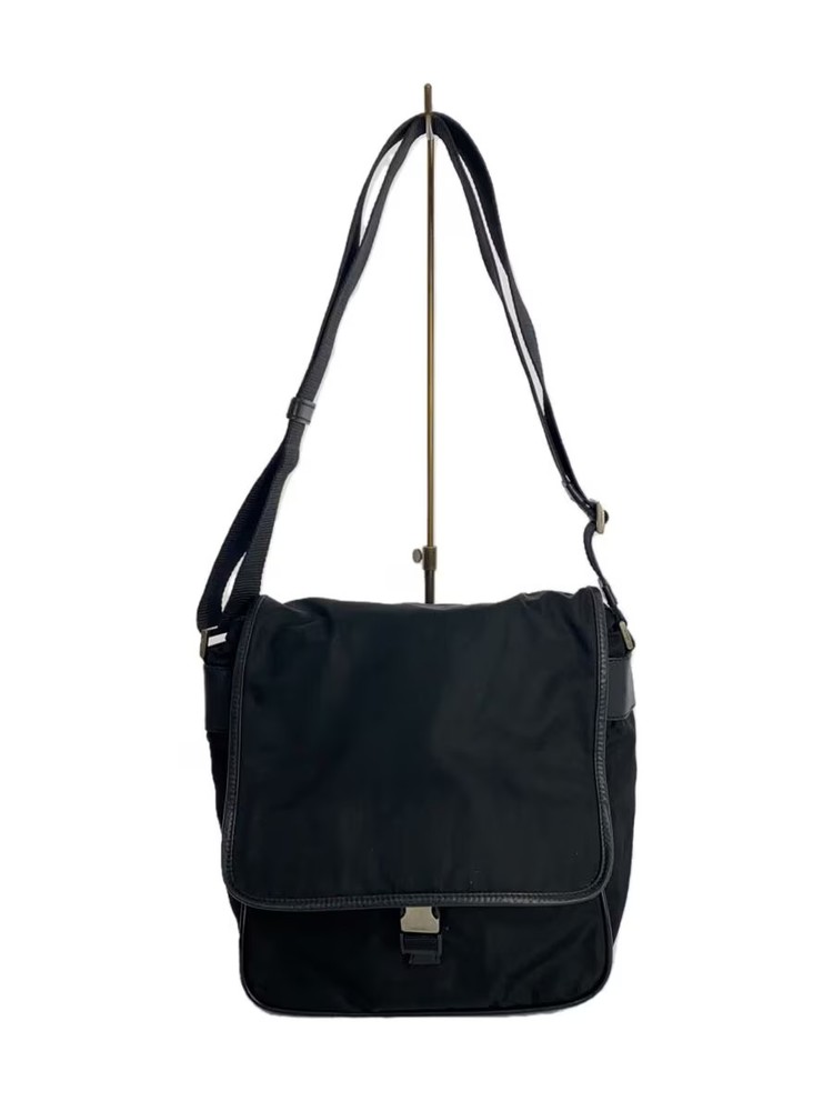 Prada Black Nylon Shoulder Bag From Japan