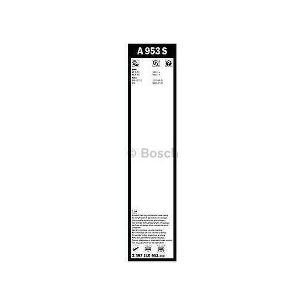 WIPER BLADE BOSCH 3 397 118 953 FRONT LATERAL INSTALLATION FOR ALPINA BMW VOLVO