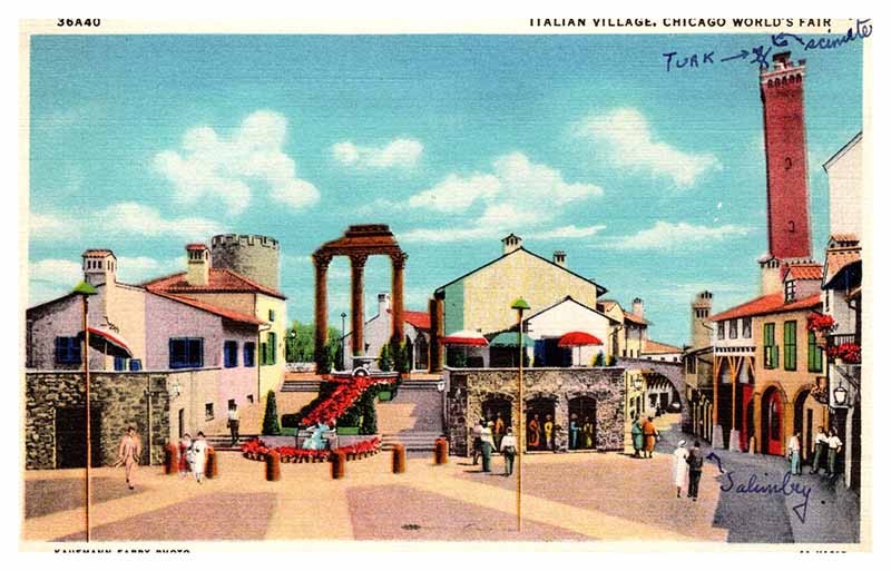Postcard BUILDING SCENE Chicago Illinois IL m/09 AS6857