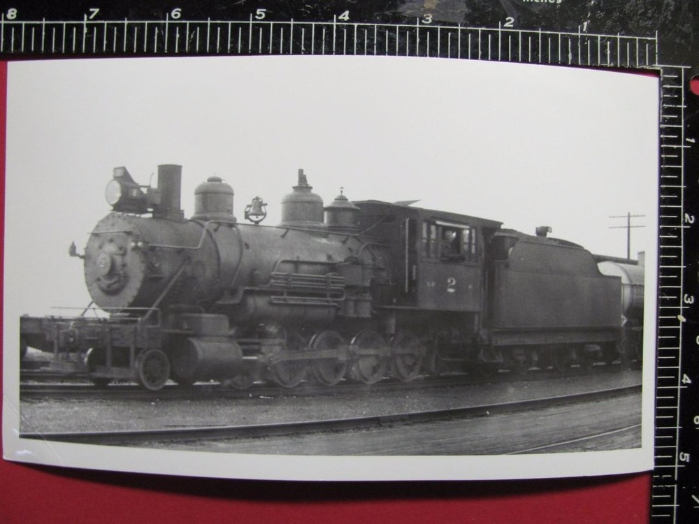 Unknown Railroad 4-8-0 Locomotive #2 Photo Built By Baldwin Locomotive Works