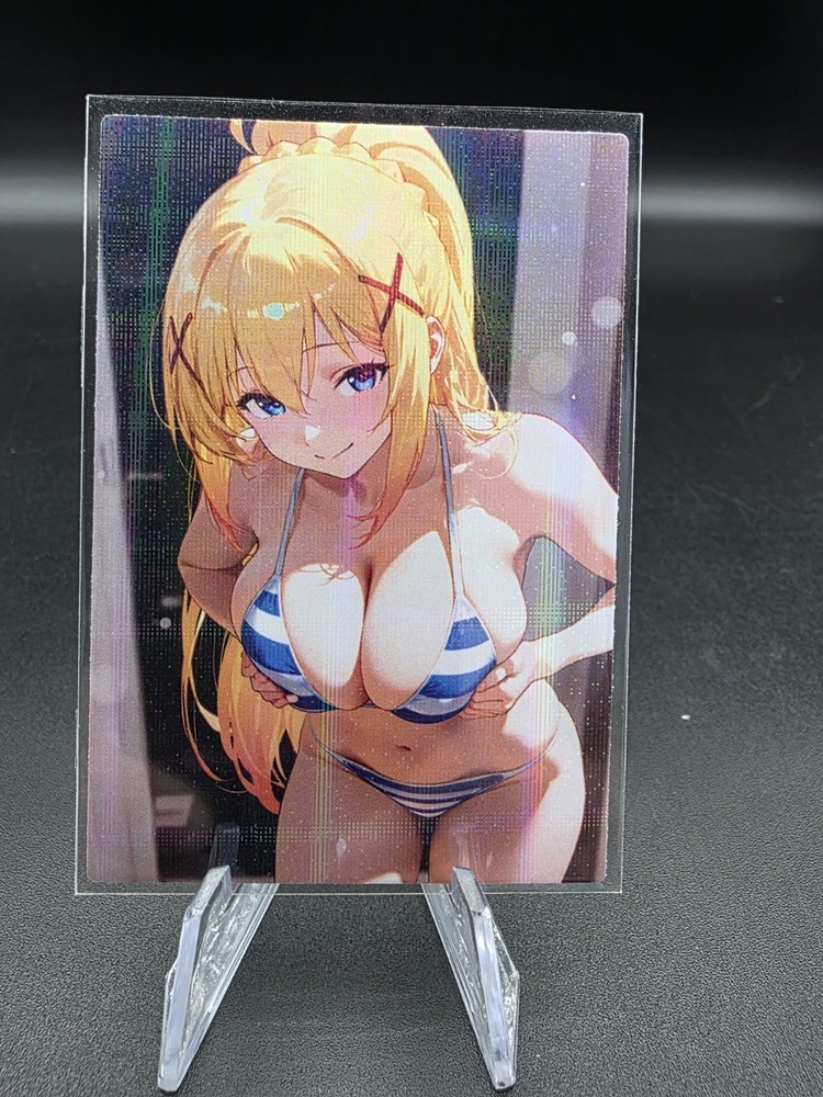 Darkness Konosuba Holographic Anime Collectible Trading Card